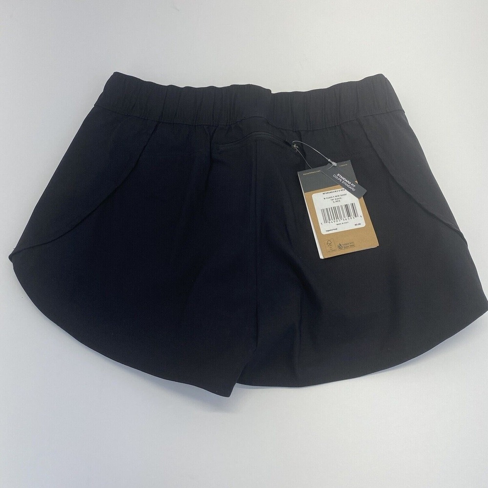 The North Face Women's Class V Mini Shorts Size S Black Drawstring Pocket New - Picture 14 of 16